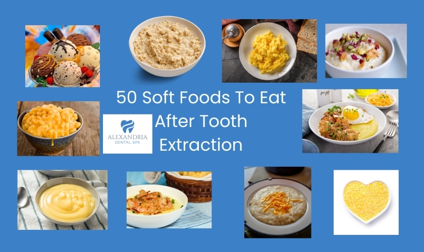 How long should I continue eating 50 soft foods to eat after tooth extraction 