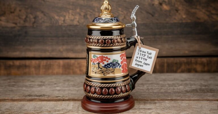 13Inch Tall x 11 12 Tall Beer Stein from Japan