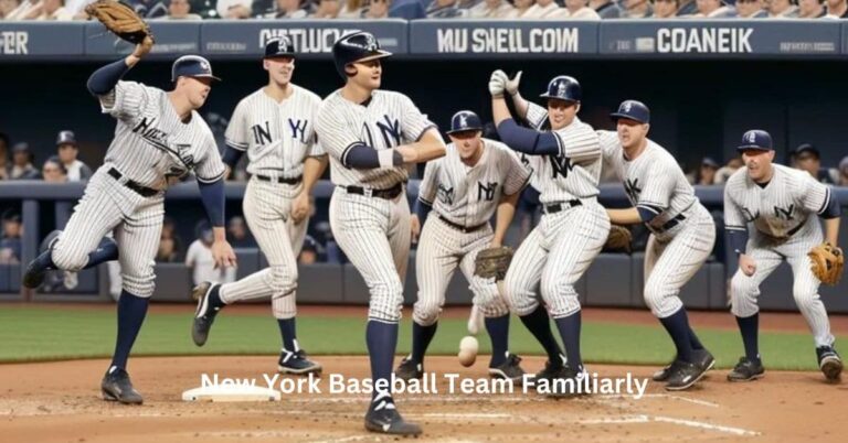 New York Baseball Team Familiarly