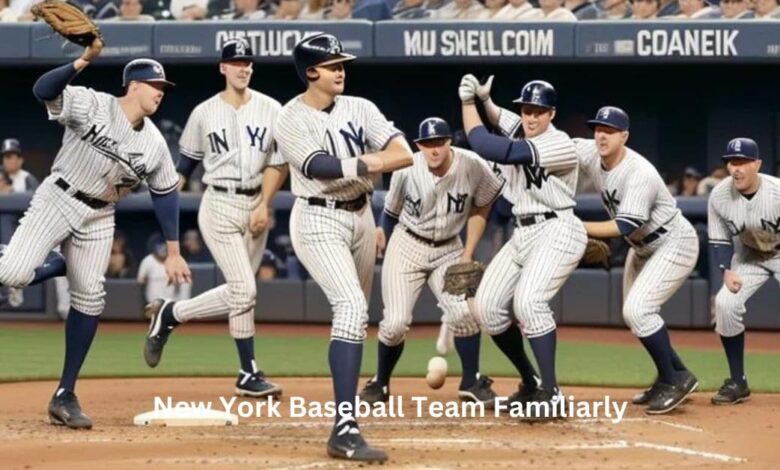 New York Baseball Team Familiarly