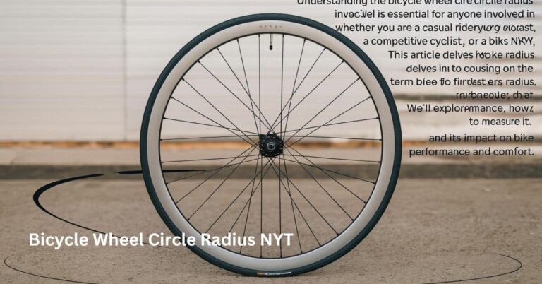 Bicycle Wheel Circle Radius NYT