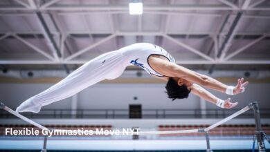 Flexible Gymnastics Move NYT