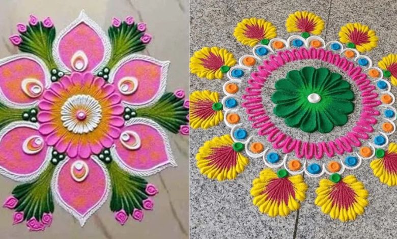 Basic Materials for Easy Rangoli Designs