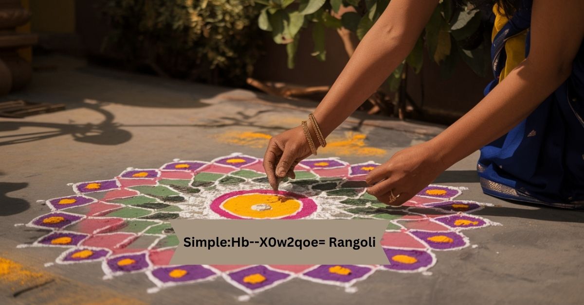 Simple:Hb--X0w2qoe= Rangoli