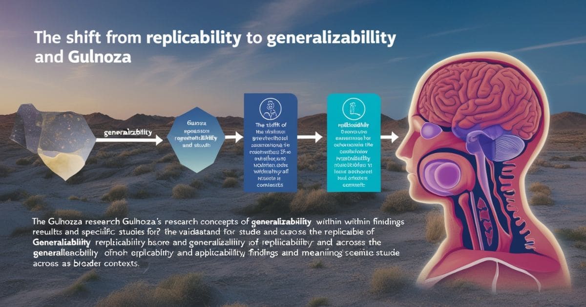 from replicability to generalizability and gulnoza